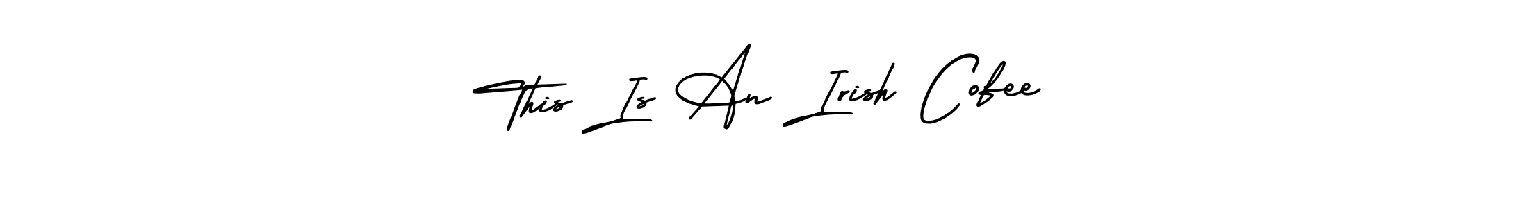 Use a signature maker to create a handwritten signature online. With this signature software, you can design (AmerikaSignatureDemo-Regular) your own signature for name This Is An Irish Cofee. This Is An Irish Cofee signature style 3 images and pictures png