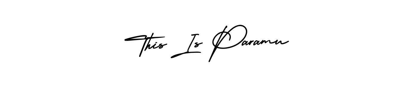 Design your own signature with our free online signature maker. With this signature software, you can create a handwritten (AmerikaSignatureDemo-Regular) signature for name This Is Paramu. This Is Paramu signature style 3 images and pictures png