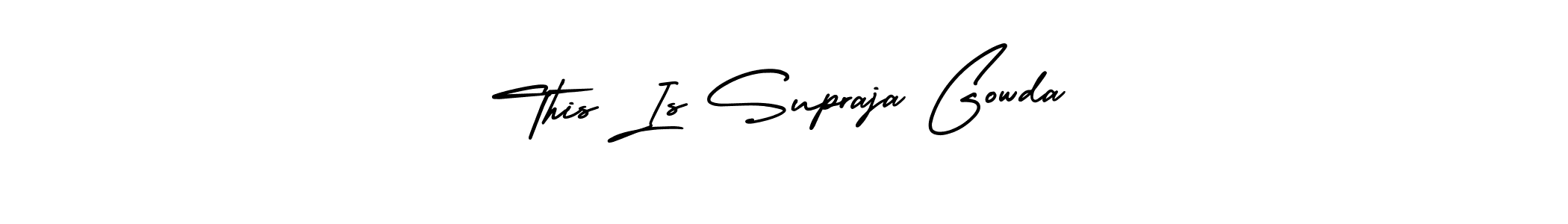 Also we have This Is Supraja Gowda name is the best signature style. Create professional handwritten signature collection using AmerikaSignatureDemo-Regular autograph style. This Is Supraja Gowda signature style 3 images and pictures png