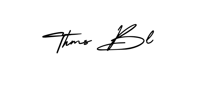 Make a beautiful signature design for name Thms Bl. Use this online signature maker to create a handwritten signature for free. Thms Bl signature style 3 images and pictures png