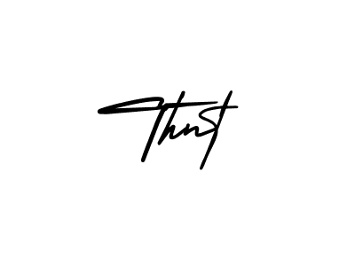 Make a beautiful signature design for name Thnt. Use this online signature maker to create a handwritten signature for free. Thnt signature style 3 images and pictures png