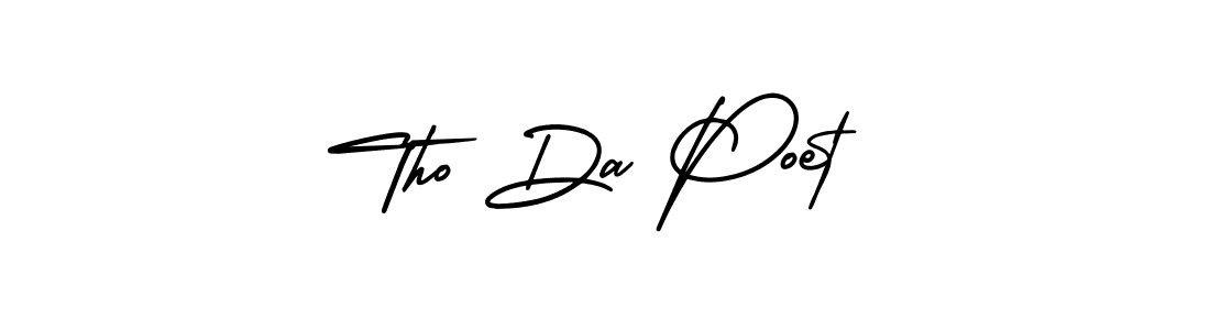 AmerikaSignatureDemo-Regular is a professional signature style that is perfect for those who want to add a touch of class to their signature. It is also a great choice for those who want to make their signature more unique. Get Tho Da Poet name to fancy signature for free. Tho Da Poet signature style 3 images and pictures png