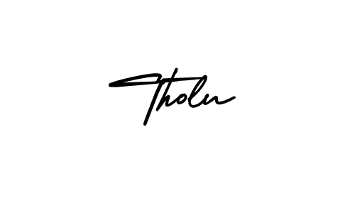 Also You can easily find your signature by using the search form. We will create Tholu name handwritten signature images for you free of cost using AmerikaSignatureDemo-Regular sign style. Tholu signature style 3 images and pictures png