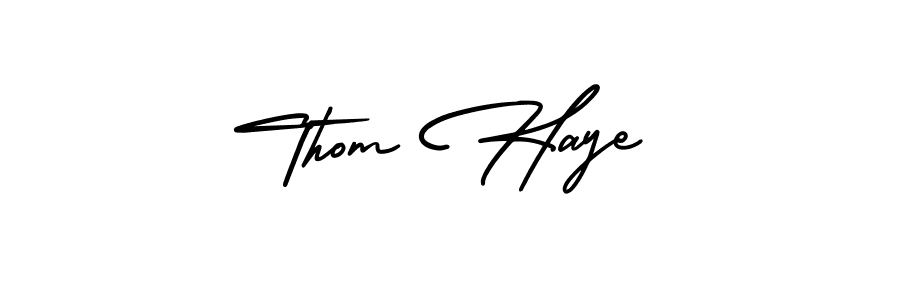 You can use this online signature creator to create a handwritten signature for the name Thom Haye. This is the best online autograph maker. Thom Haye signature style 3 images and pictures png