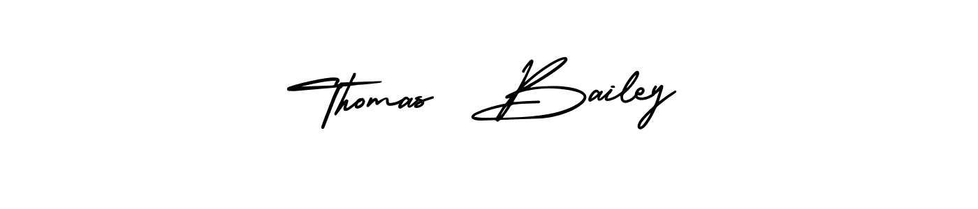 You should practise on your own different ways (AmerikaSignatureDemo-Regular) to write your name (Thomas  Bailey) in signature. don't let someone else do it for you. Thomas  Bailey signature style 3 images and pictures png