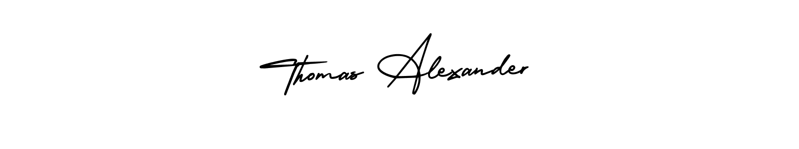 It looks lik you need a new signature style for name Thomas Alexander. Design unique handwritten (AmerikaSignatureDemo-Regular) signature with our free signature maker in just a few clicks. Thomas Alexander signature style 3 images and pictures png