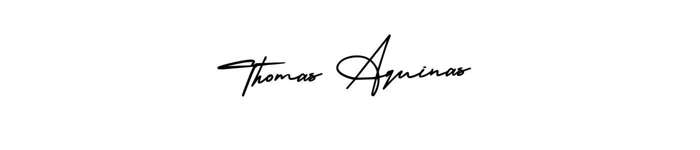 Design your own signature with our free online signature maker. With this signature software, you can create a handwritten (AmerikaSignatureDemo-Regular) signature for name Thomas Aquinas. Thomas Aquinas signature style 3 images and pictures png
