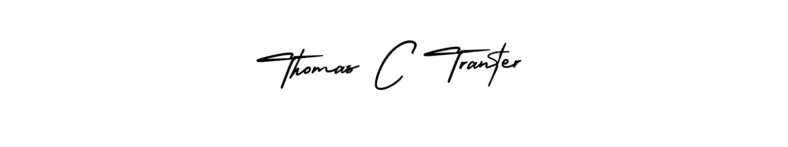 Use a signature maker to create a handwritten signature online. With this signature software, you can design (AmerikaSignatureDemo-Regular) your own signature for name Thomas C Tranter. Thomas C Tranter signature style 3 images and pictures png
