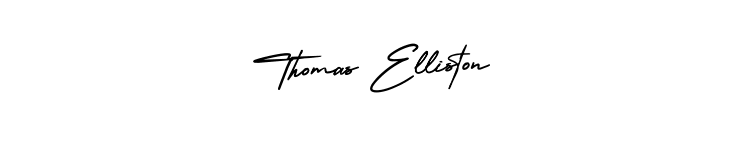 Best and Professional Signature Style for Thomas Elliston. AmerikaSignatureDemo-Regular Best Signature Style Collection. Thomas Elliston signature style 3 images and pictures png