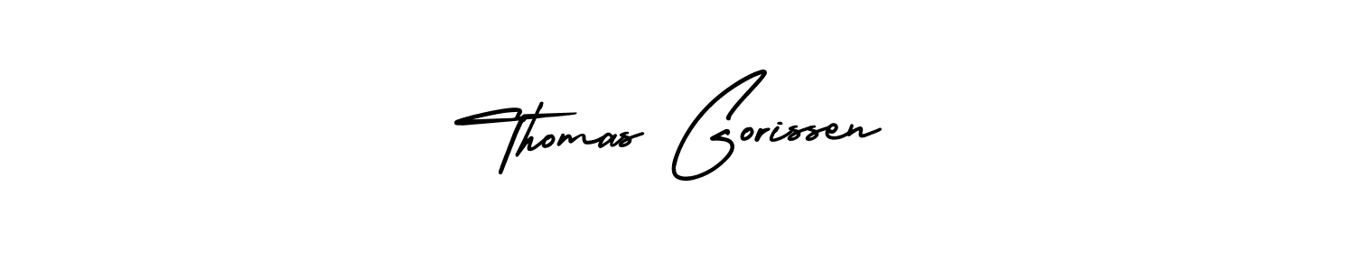 It looks lik you need a new signature style for name Thomas Gorissen. Design unique handwritten (AmerikaSignatureDemo-Regular) signature with our free signature maker in just a few clicks. Thomas Gorissen signature style 3 images and pictures png