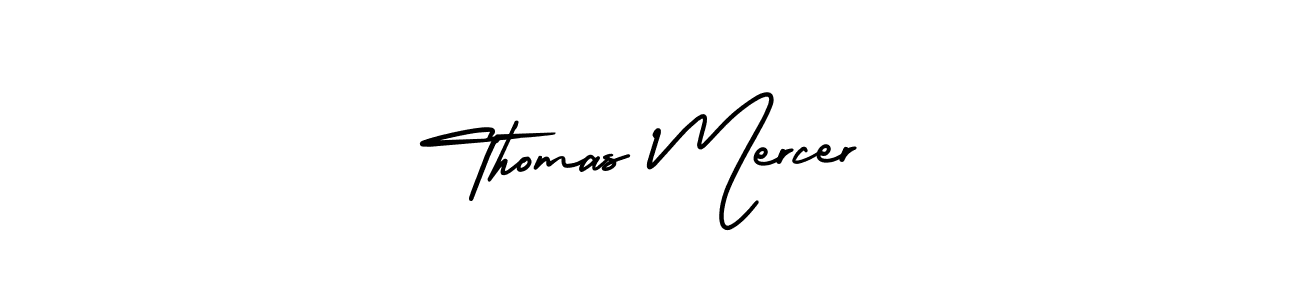 You should practise on your own different ways (AmerikaSignatureDemo-Regular) to write your name (Thomas Mercer) in signature. don't let someone else do it for you. Thomas Mercer signature style 3 images and pictures png