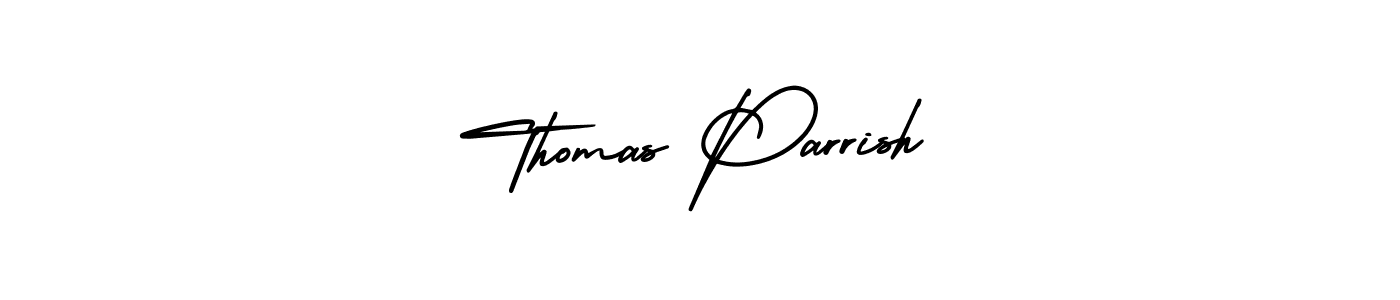 Make a short Thomas Parrish signature style. Manage your documents anywhere anytime using AmerikaSignatureDemo-Regular. Create and add eSignatures, submit forms, share and send files easily. Thomas Parrish signature style 3 images and pictures png