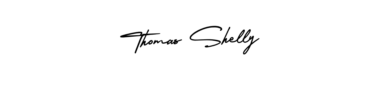 How to make Thomas Shelly signature? AmerikaSignatureDemo-Regular is a professional autograph style. Create handwritten signature for Thomas Shelly name. Thomas Shelly signature style 3 images and pictures png