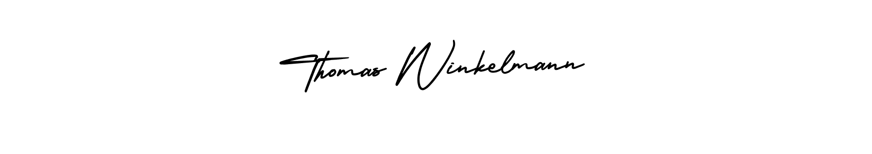 It looks lik you need a new signature style for name Thomas Winkelmann. Design unique handwritten (AmerikaSignatureDemo-Regular) signature with our free signature maker in just a few clicks. Thomas Winkelmann signature style 3 images and pictures png