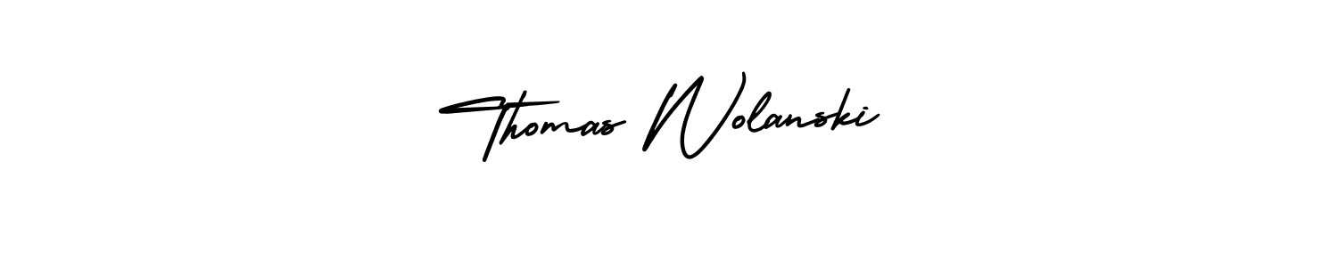 Make a beautiful signature design for name Thomas Wolanski. Use this online signature maker to create a handwritten signature for free. Thomas Wolanski signature style 3 images and pictures png