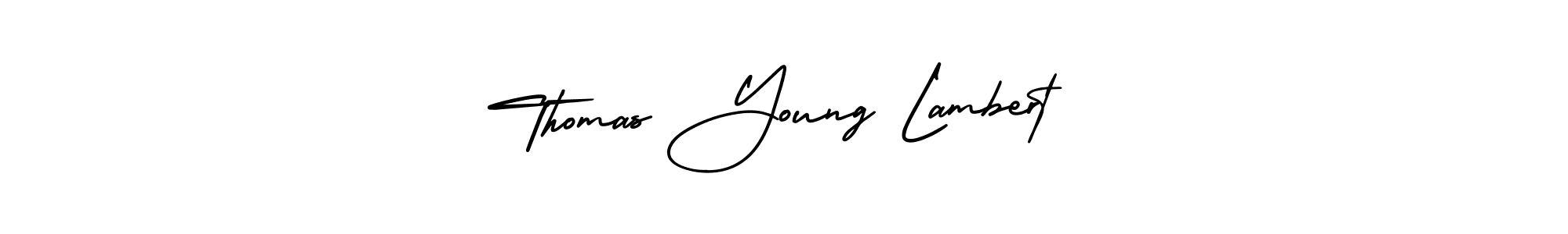 Check out images of Autograph of Thomas Young Lambert name. Actor Thomas Young Lambert Signature Style. AmerikaSignatureDemo-Regular is a professional sign style online. Thomas Young Lambert signature style 3 images and pictures png