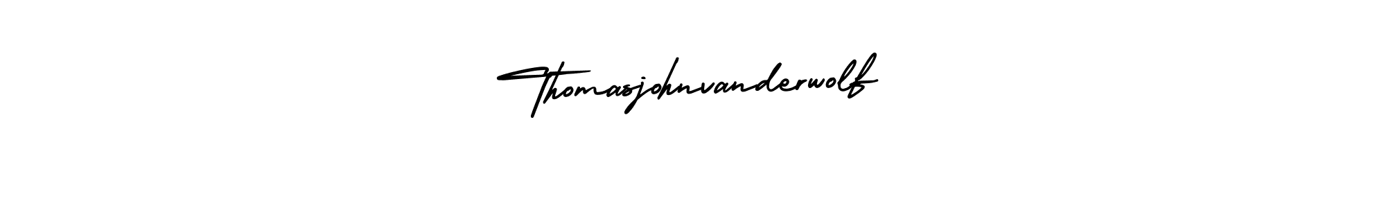 The best way (AmerikaSignatureDemo-Regular) to make a short signature is to pick only two or three words in your name. The name Thomasjohnvanderwolf include a total of six letters. For converting this name. Thomasjohnvanderwolf signature style 3 images and pictures png