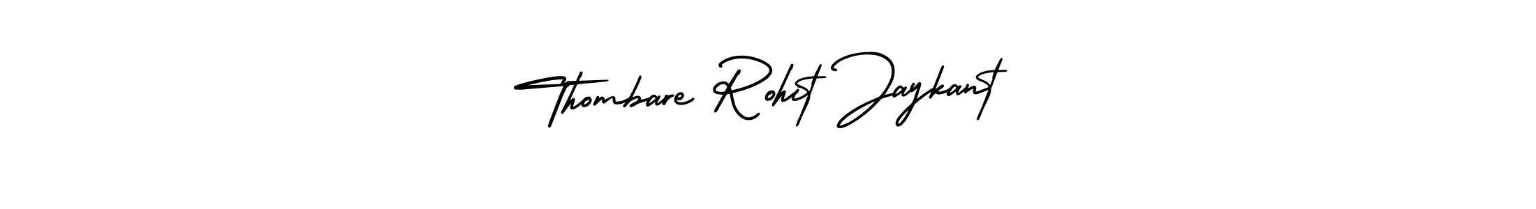 Design your own signature with our free online signature maker. With this signature software, you can create a handwritten (AmerikaSignatureDemo-Regular) signature for name Thombare Rohit Jaykant. Thombare Rohit Jaykant signature style 3 images and pictures png