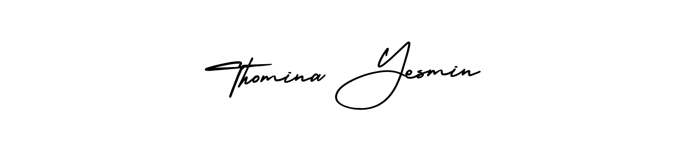 See photos of Thomina Yesmin official signature by Spectra . Check more albums & portfolios. Read reviews & check more about AmerikaSignatureDemo-Regular font. Thomina Yesmin signature style 3 images and pictures png