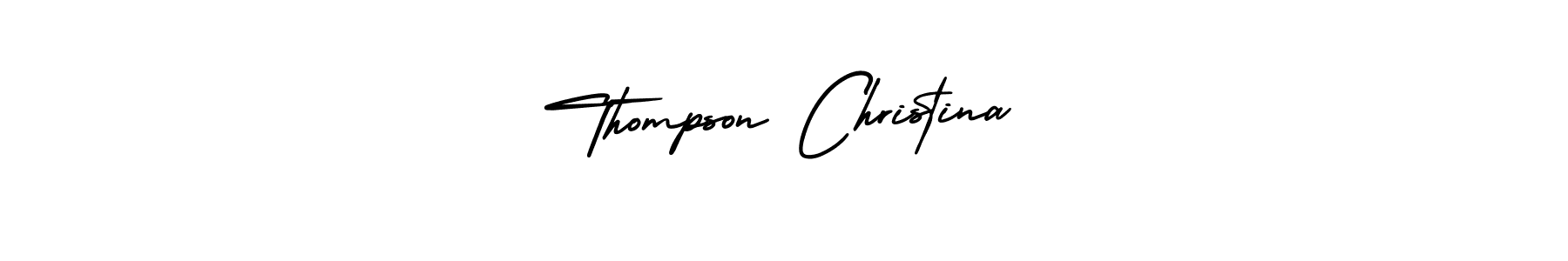 Check out images of Autograph of Thompson Christina name. Actor Thompson Christina Signature Style. AmerikaSignatureDemo-Regular is a professional sign style online. Thompson Christina signature style 3 images and pictures png