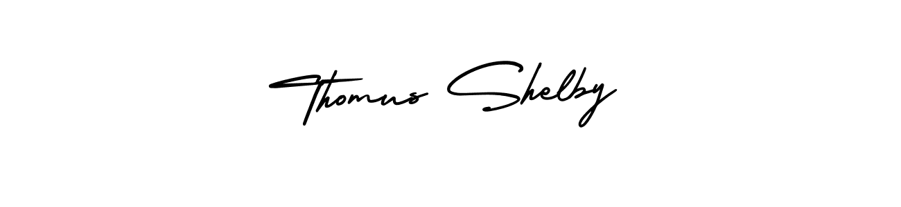 Make a short Thomus Shelby signature style. Manage your documents anywhere anytime using AmerikaSignatureDemo-Regular. Create and add eSignatures, submit forms, share and send files easily. Thomus Shelby signature style 3 images and pictures png