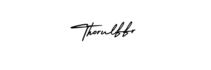 Thorulffr stylish signature style. Best Handwritten Sign (AmerikaSignatureDemo-Regular) for my name. Handwritten Signature Collection Ideas for my name Thorulffr. Thorulffr signature style 3 images and pictures png