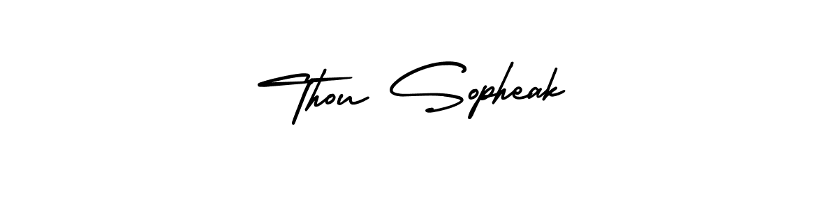 This is the best signature style for the Thou Sopheak name. Also you like these signature font (AmerikaSignatureDemo-Regular). Mix name signature. Thou Sopheak signature style 3 images and pictures png