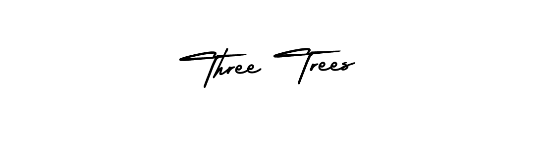Create a beautiful signature design for name Three Trees. With this signature (AmerikaSignatureDemo-Regular) fonts, you can make a handwritten signature for free. Three Trees signature style 3 images and pictures png