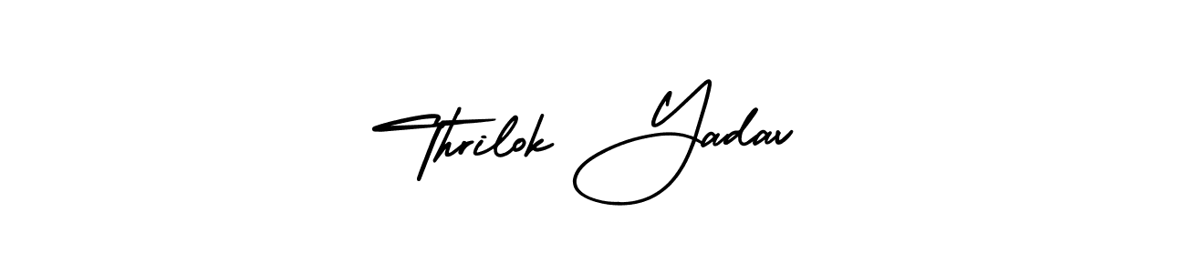 Here are the top 10 professional signature styles for the name Thrilok Yadav. These are the best autograph styles you can use for your name. Thrilok Yadav signature style 3 images and pictures png
