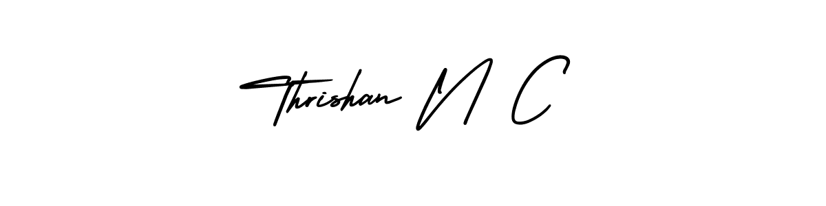 Here are the top 10 professional signature styles for the name Thrishan N C. These are the best autograph styles you can use for your name. Thrishan N C signature style 3 images and pictures png