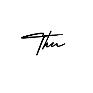 Make a beautiful signature design for name Thu. Use this online signature maker to create a handwritten signature for free. Thu signature style 3 images and pictures png