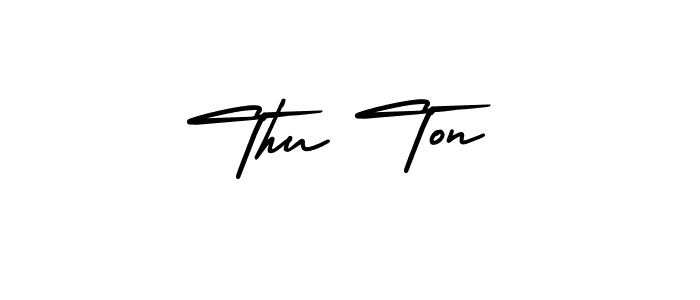 This is the best signature style for the Thu Ton name. Also you like these signature font (AmerikaSignatureDemo-Regular). Mix name signature. Thu Ton signature style 3 images and pictures png