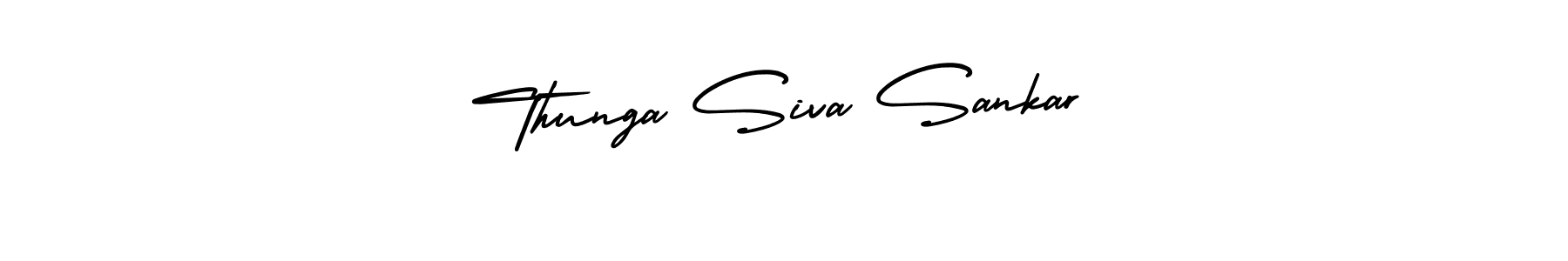 Use a signature maker to create a handwritten signature online. With this signature software, you can design (AmerikaSignatureDemo-Regular) your own signature for name Thunga Siva Sankar. Thunga Siva Sankar signature style 3 images and pictures png