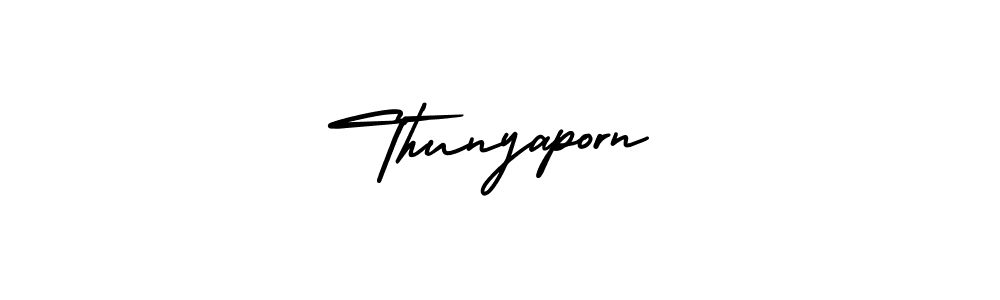 Similarly AmerikaSignatureDemo-Regular is the best handwritten signature design. Signature creator online .You can use it as an online autograph creator for name Thunyaporn. Thunyaporn signature style 3 images and pictures png