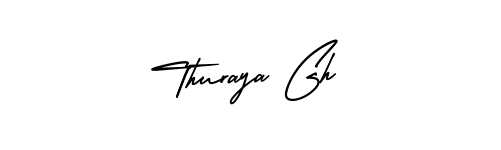 How to make Thuraya Gh signature? AmerikaSignatureDemo-Regular is a professional autograph style. Create handwritten signature for Thuraya Gh name. Thuraya Gh signature style 3 images and pictures png