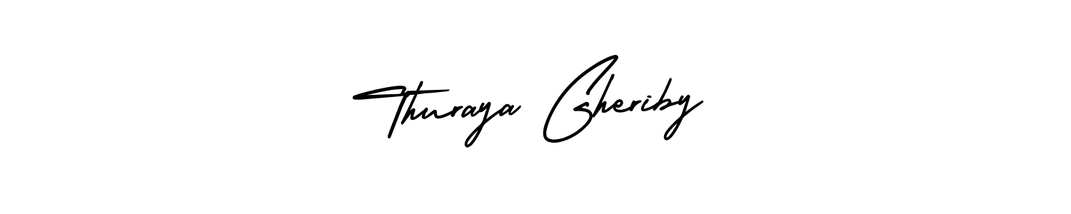 How to Draw Thuraya Gheriby signature style? AmerikaSignatureDemo-Regular is a latest design signature styles for name Thuraya Gheriby. Thuraya Gheriby signature style 3 images and pictures png