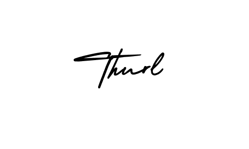 Use a signature maker to create a handwritten signature online. With this signature software, you can design (AmerikaSignatureDemo-Regular) your own signature for name Thurl. Thurl signature style 3 images and pictures png
