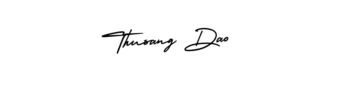 How to make Thusang Dao signature? AmerikaSignatureDemo-Regular is a professional autograph style. Create handwritten signature for Thusang Dao name. Thusang Dao signature style 3 images and pictures png