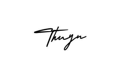 Best and Professional Signature Style for Thuyn. AmerikaSignatureDemo-Regular Best Signature Style Collection. Thuyn signature style 3 images and pictures png