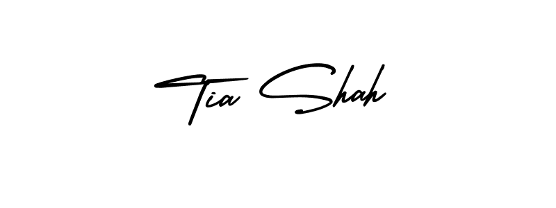 Similarly AmerikaSignatureDemo-Regular is the best handwritten signature design. Signature creator online .You can use it as an online autograph creator for name Tia Shah. Tia Shah signature style 3 images and pictures png