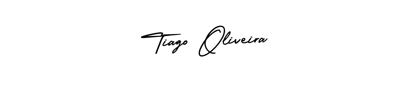 The best way (AmerikaSignatureDemo-Regular) to make a short signature is to pick only two or three words in your name. The name Tiago Oliveira include a total of six letters. For converting this name. Tiago Oliveira signature style 3 images and pictures png