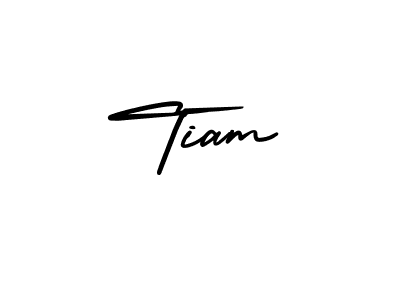 Also You can easily find your signature by using the search form. We will create Tiam name handwritten signature images for you free of cost using AmerikaSignatureDemo-Regular sign style. Tiam signature style 3 images and pictures png