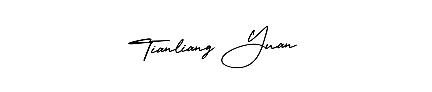 How to make Tianliang Yuan signature? AmerikaSignatureDemo-Regular is a professional autograph style. Create handwritten signature for Tianliang Yuan name. Tianliang Yuan signature style 3 images and pictures png