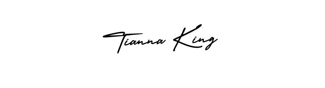 It looks lik you need a new signature style for name Tianna King. Design unique handwritten (AmerikaSignatureDemo-Regular) signature with our free signature maker in just a few clicks. Tianna King signature style 3 images and pictures png