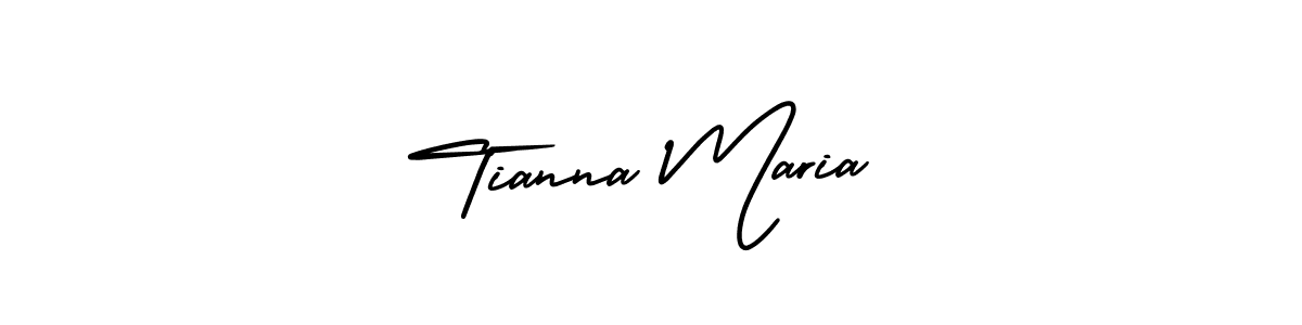 Also You can easily find your signature by using the search form. We will create Tianna Maria name handwritten signature images for you free of cost using AmerikaSignatureDemo-Regular sign style. Tianna Maria signature style 3 images and pictures png