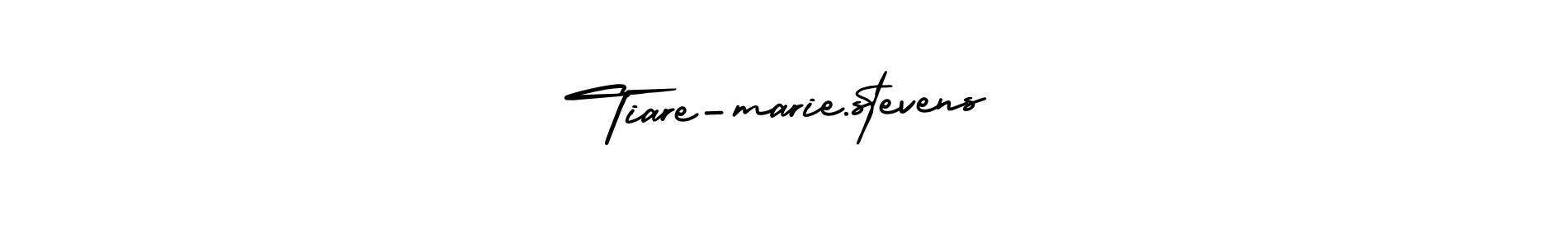 Tiare-marie.stevens stylish signature style. Best Handwritten Sign (AmerikaSignatureDemo-Regular) for my name. Handwritten Signature Collection Ideas for my name Tiare-marie.stevens. Tiare-marie.stevens signature style 3 images and pictures png