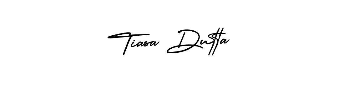 Design your own signature with our free online signature maker. With this signature software, you can create a handwritten (AmerikaSignatureDemo-Regular) signature for name Tiasa Dutta. Tiasa Dutta signature style 3 images and pictures png