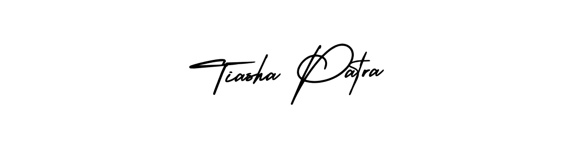 Create a beautiful signature design for name Tiasha Patra. With this signature (AmerikaSignatureDemo-Regular) fonts, you can make a handwritten signature for free. Tiasha Patra signature style 3 images and pictures png