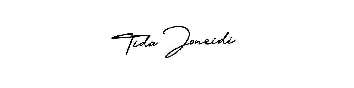 Make a beautiful signature design for name Tida Joneidi. Use this online signature maker to create a handwritten signature for free. Tida Joneidi signature style 3 images and pictures png