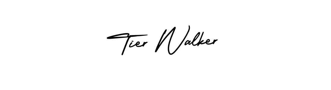 Make a beautiful signature design for name Tier Walker. Use this online signature maker to create a handwritten signature for free. Tier Walker signature style 3 images and pictures png